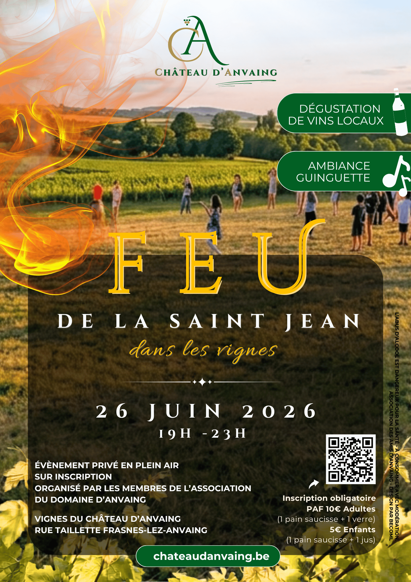 Château d'Anvaing FEU DE LA ST JEAN 2026